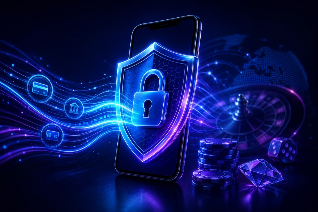 Secure mobile payments and encrypted Very Well Casino App session